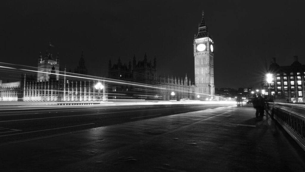 Tower Bridge lit up at night during London Night Lights Tour