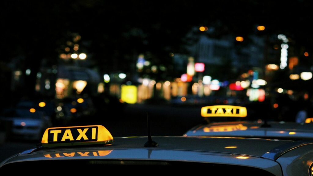 Black cab tour stopping at Leicester Square