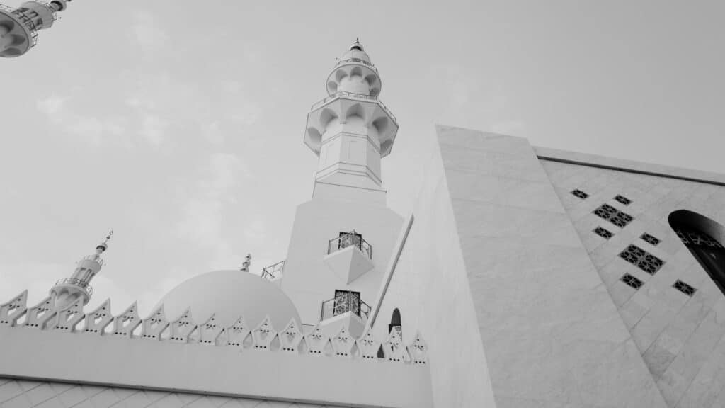 Minaret and dome of a mosque