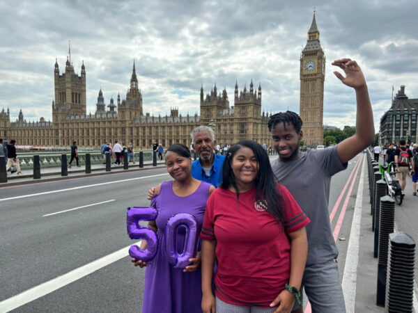Family enjoying a London tour; book your experience through Go Get Your Guide for unforgettable London sightseeing.