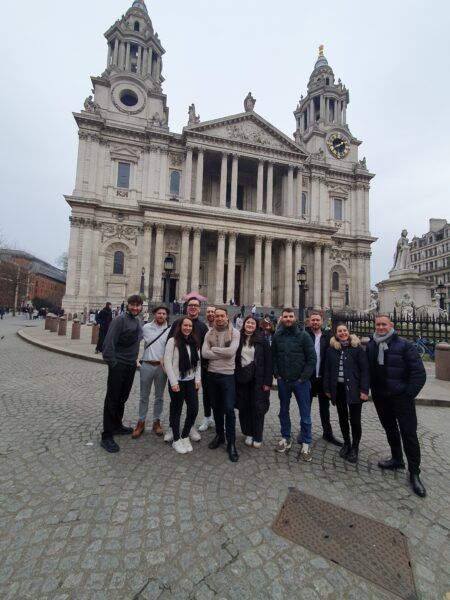 Best Night Tours In London - Group at St. Paul's Cathedral with London Sightseeing Taxi Tours