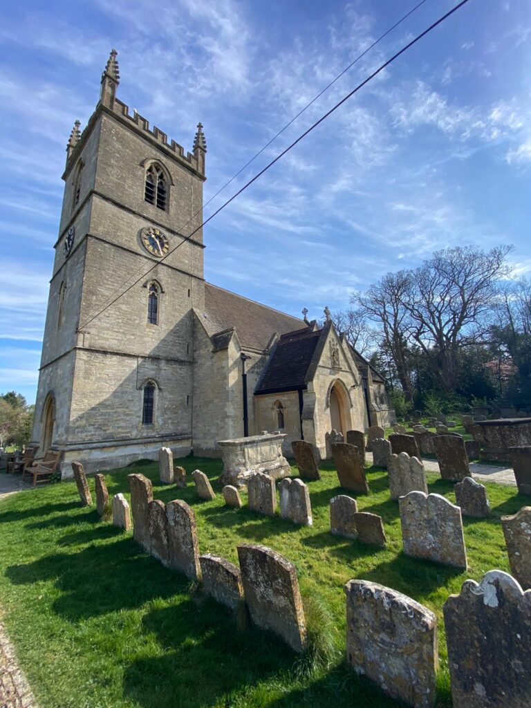 Historic church with cemetery, relevant to London Eye Tickets Get Your Guide