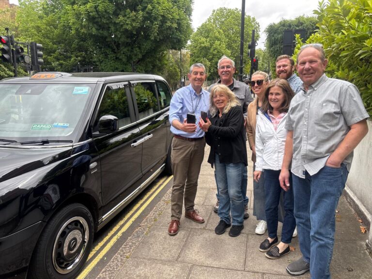 Stonehenge day trip from London with London Sightseeing Taxi Tours, accommodating up to six people in wheelchair-accessible vehicles