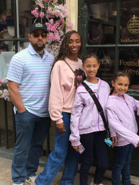 London in a day tours: Family enjoying sightseeing with London Sightseeing Taxi Tours, accessible for all including wheelchair users