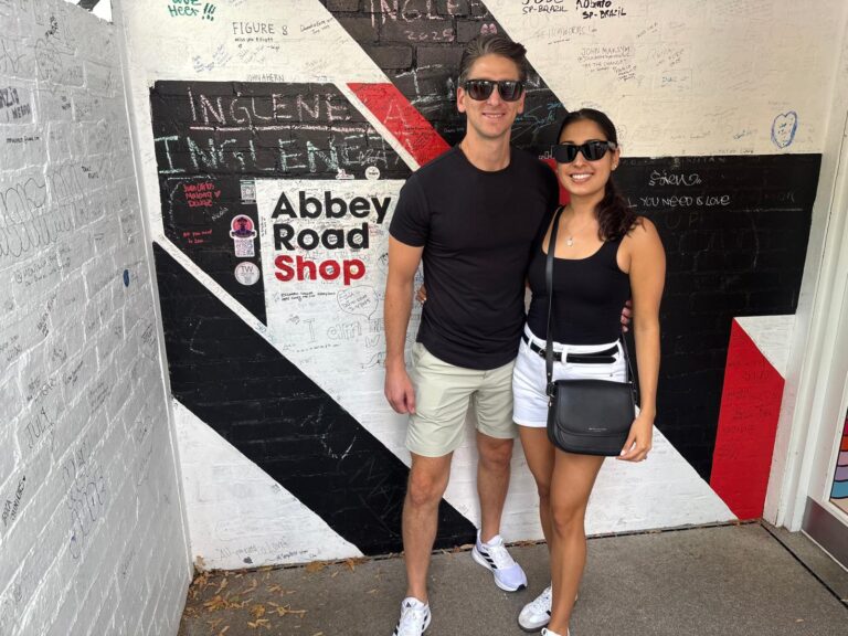 Best London tour bus visitors enjoying Abbey Road sightseeing with London Sightseeing Taxi Tours