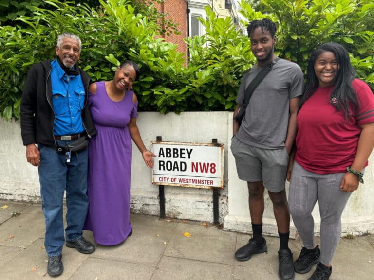 Watching the sunrise over Stonehenge during a guided tour