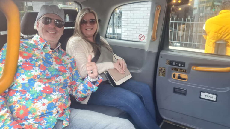 Tourists enjoying a day trip from London to Windsor Castle, exploring historic sites.