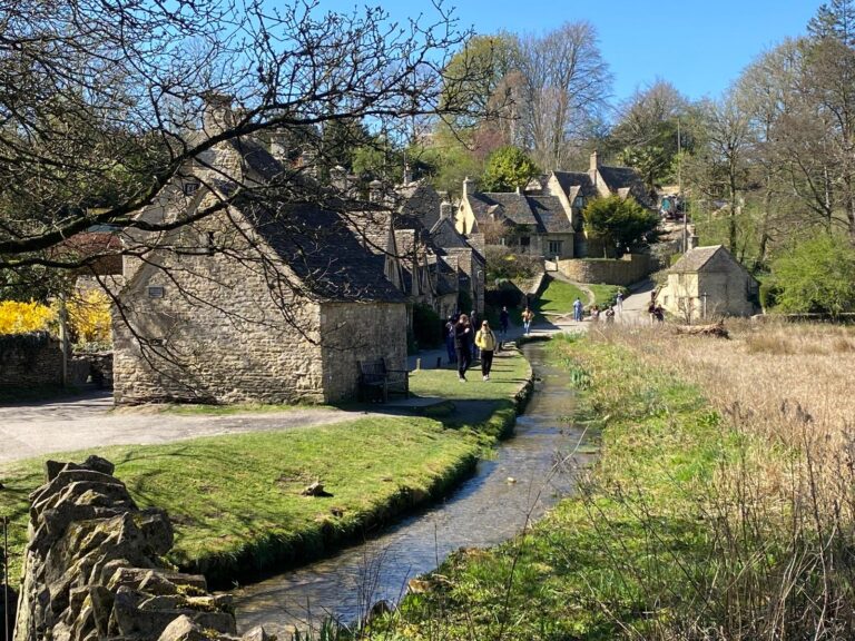 Rolling hills of Cotswolds England tours showing lush countryside