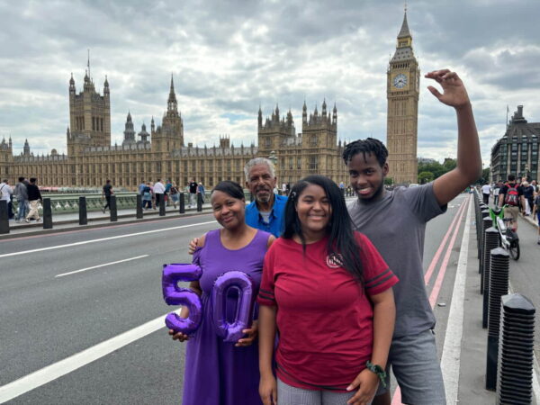 Visitors starting the Tower of London walking tour with London Sightseeing Taxi Tours.